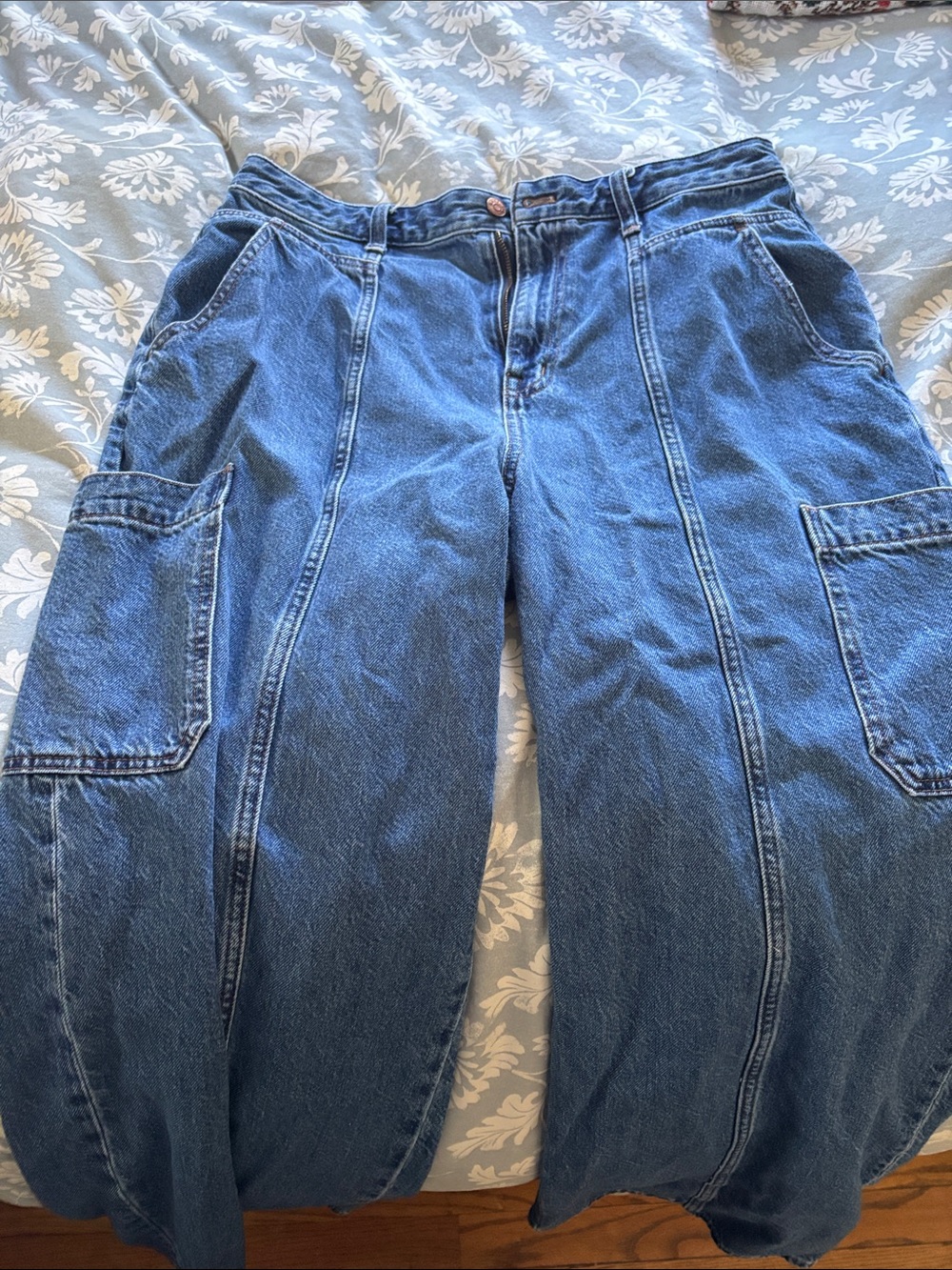 Madewell Light Blue Straight-Leg Denim Jeans